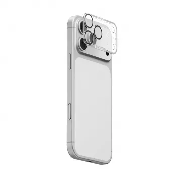 Skinarma Magma Full Matte Camera Lens Protector, skirtas iPhone 17 Pro Max - pilka