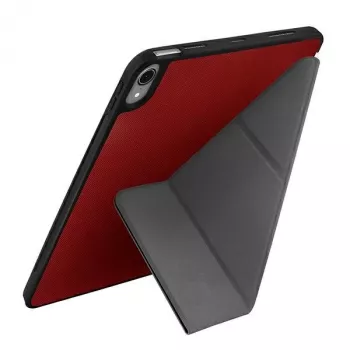 UNIQ Transforma Rigor Dėklas, skirtas iPad Air 10,9 colio (2020/2022) - Koralų raudona, antimikrobinis