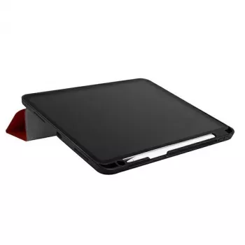 UNIQ Transforma Folio Case, skirtas iPad Pro 11 colių (2021/2020) ir iPad Air 10,9 colių (2022/2020) su antimikrobine apsauga, koralų raudona