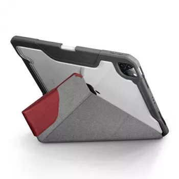 UNIQ Trexa Dėklas, skirtas iPad Pro 11 colių 2021/2020 ir iPad Air 10,9 colių 2022/2020, antimikrobinis, raudonas