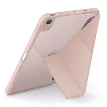 UNIQ Moven Antimicrobial Folio Case, skirtas iPad Air 10,9 colio (2020/2022) ir iPad Air 11 colio (M2 2024) - Blush Pink