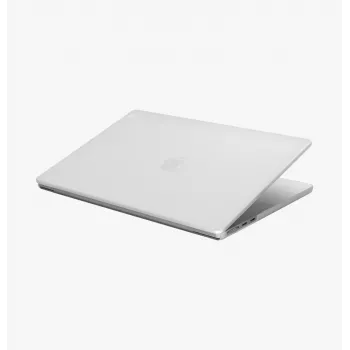 UNIQ Claro Hardshell Case, skirta MacBook Air 13 colių M2 (2022) / M3 (2024) / M4 (2025) / M5 (2026) - matinis permatomas