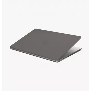 UNIQ Claro Hard Shell Case, skirta MacBook Air 13 colių M2 2022 / M3 2024 / M4 2025 / M5 2026, dūminė pilka