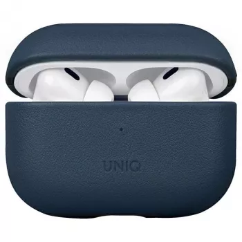 UNIQ Terra Dėklas, skirtas AirPods Pro 2nd Gen (2022/2023) Tikra Oda - Kosminė Mėlyna