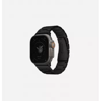 UNIQ Osta Apple Watch dirželis 42/44/45/49mm nerūdijantis plienas sidabrinis/titano sidabrinis