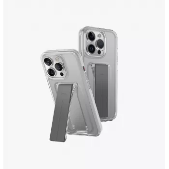 UNIQ Heldro Mount with Stand Case, skirta iPhone 15 Pro Max 6,7 colio, permatoma