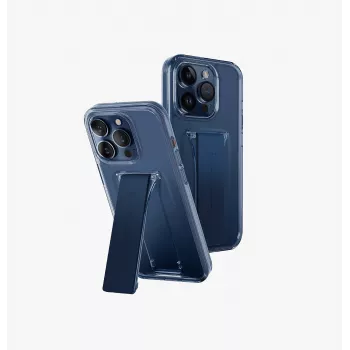 UNIQ Heldro Mount su stovu dėklas, skirtas iPhone 15 Pro Max 6,7 colio, Ultramarine Deep Blue