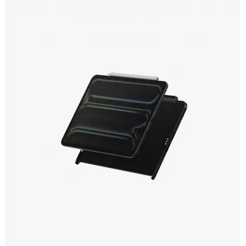 UNIQ Axel Folio Case, skirtas iPad Pro 11 colių M4 2024 / M5 2025, juodas kaip juodmedis