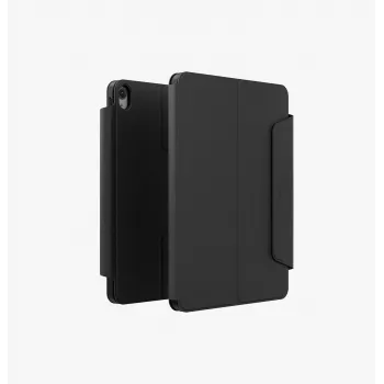 UNIQ Rovus Snapmount Magnetic 360 Rotating Detachable Case, skirta iPad 11 A16 (2025) / iPad 10.9 10th Gen (2022), juoda