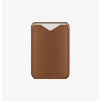 UNIQ Lyden Evo Magnetinė piniginė su telefono stovu Karamelinė