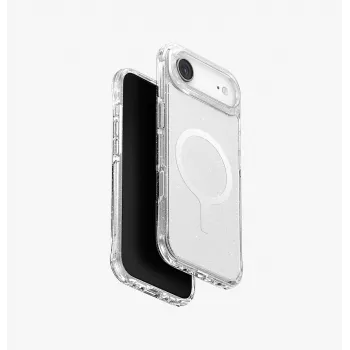 UNIQ LifePro Xtreme MagClick įkrovimo dėklas iPhone Air, permatomas/žėrus