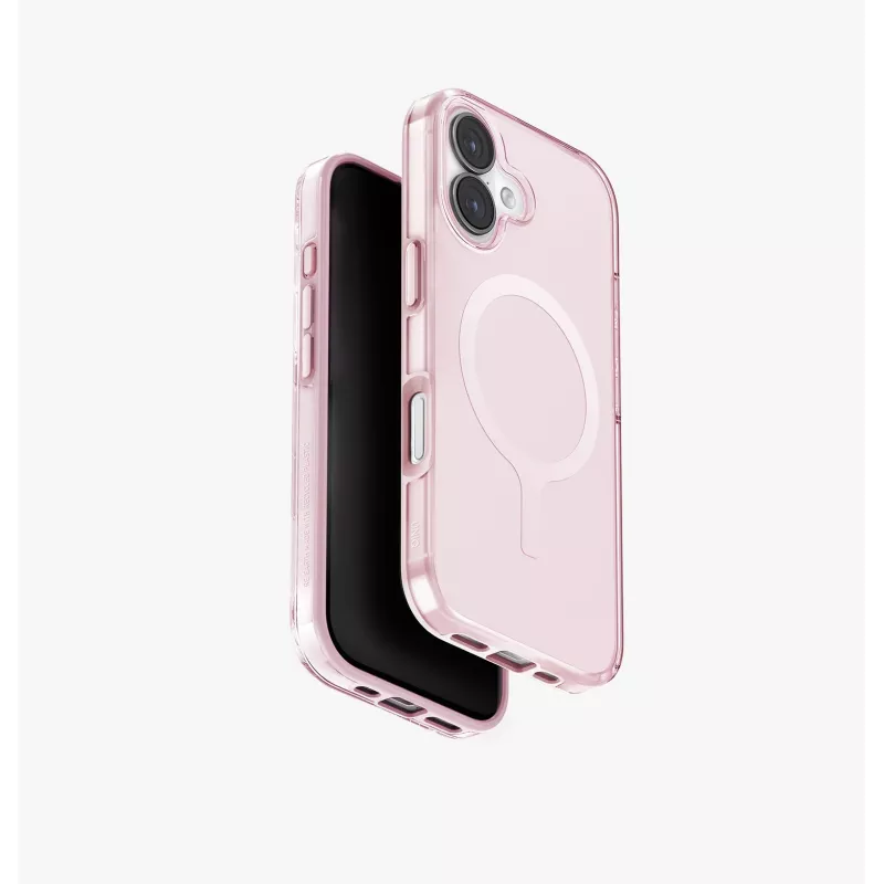 UNIQ Clario dėklas iPhone 17, MagClick įkrovimas, juodas