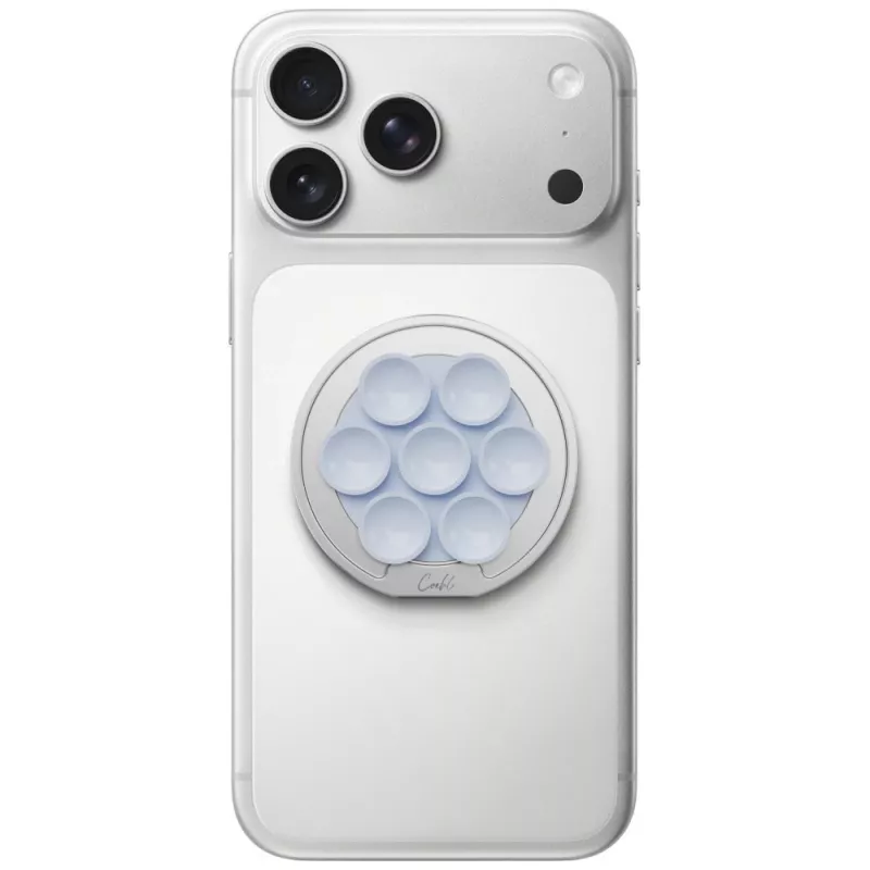 UNIQ Coehl Luna Magnetinis automobilinis telefono laikiklis su veidrodėliu ir siurbtuku - mėlyna