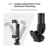 K&F Concept Tripod Mount Phone Holder su 1/4 colio varžtu, 360° sukimu, išmaniesiems telefonams, juoda