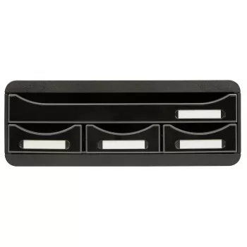 Exacompta TOOLBOX MINI 4 stalčių blokas A4, 355 x 270 x 134 mm, juodas (319714D)