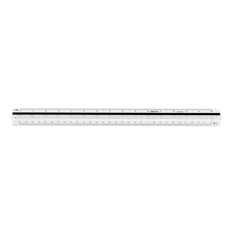 ARISTO Triangular Scale F, White (AR23701EB)