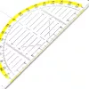 ARISTO Geometrinis trikampis 26,0 cm permatomas