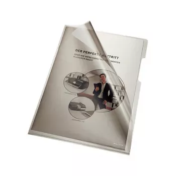 Esselte Leitz Dokumentų įdėklas DIN A4 Kietas PVC 0,15 mm Pilka 205000GR 100 vnt.
