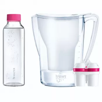 BWT AQUAlizer Home Manual Sparkling Water Maker 125626883 su stikliniu buteliu