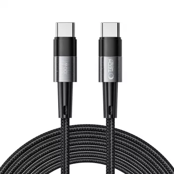 TECH-PROTECT ULTRABOOST USB-C į USB-C laidas PD 100W / 5A 3m Pilka
