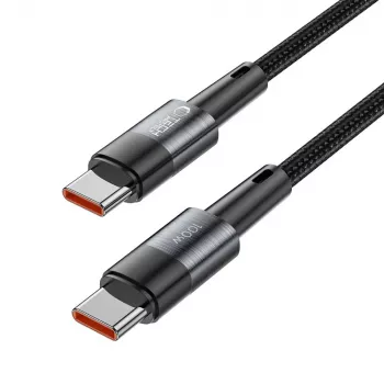 TECH-PROTECT ULTRABOOST USB-C į USB-C laidas PD 100W / 5A 3m Pilka