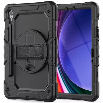 Tech-Protect Solid360, skirta Samsung Galaxy Tab S9 / S9 FE / S10 FE / S10 LITE, juoda