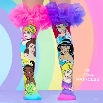 MADMIA Disney Princess 3D vaikiškos kojinės iki kelių Md028