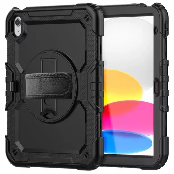 Tech-Protect Solid360, skirta iPad 10.9 10-osios kartos (2022) / iPad 11 11-osios kartos (2025), juoda