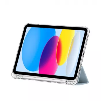 Tech-Protect SC Pen Hybrid Folio Case, skirta iPad 10.9 2022 - Dangaus mėlyna