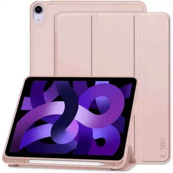 Tech-Protect SC Pen Case, skirta iPad Air 10.9 4/5 (2020-2022) / 11 6/7/8 (2024-2026), rožinės spalvos