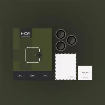 HOFI CamRing Pro+ fotoaparato objektyvo apsauga, skirta iPhone 14 Pro / 14 Pro Max, juoda