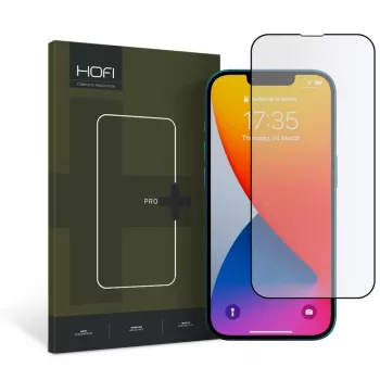 HOFI Glass Pro+ Grūdinto stiklo ekrano apsauga, skirta Apple iPhone 13 / 13 Pro / 14, juoda