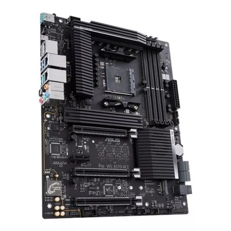 ASUS Pro WS X570-ACE Workstation pagrindinė plokštė - AMD AM4 - DDR4 - ATX - Dvigubas Gigabit LAN