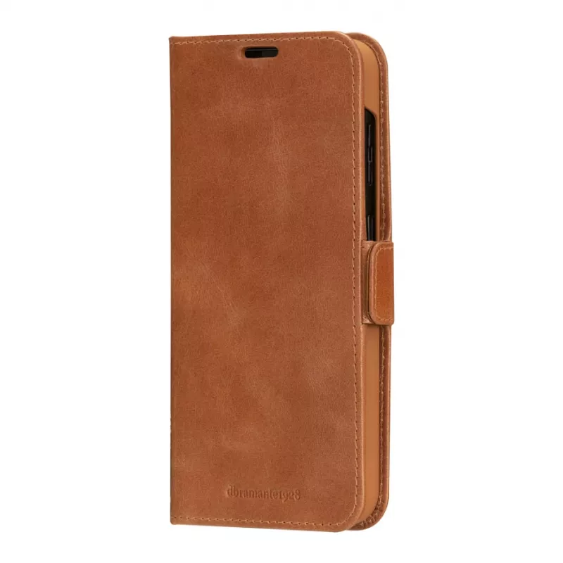 dbramante1928 Copenhagen Flip Case, skirtas Samsung Galaxy A54 - natūralios odos - šviesiai ruda