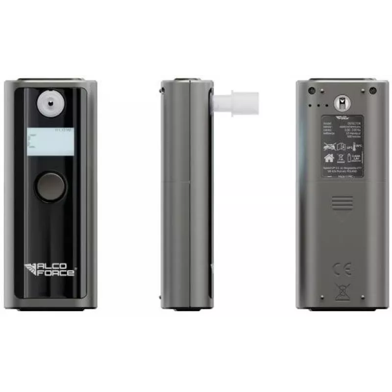 AlcoForce Detector Breathalyzer su elektrocheminiu jutikliu