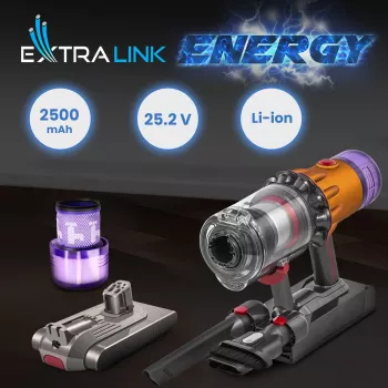 Extralink atsarginė baterija Dyson V12 25.2V 2500mAh + Filtras