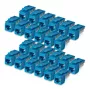StarTech.com Cat6 Keystone Jack 24 vnt., RJ45 Ethernet Keystone Coupler, UTP Cat6 sieninis lizdas, 90 laipsnių 110 Punch Down, mėlyna