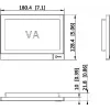 Hikvision DS-KH8381-TE1 IP vaizdo domofono vidaus monitorius su 7 colių jutikliniu ekranu