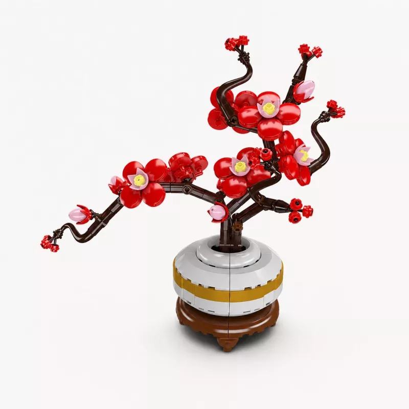 Mould King Plum Blossom Botanical 24120 Statybinis Blokų Rinkinys (393 Dalys)