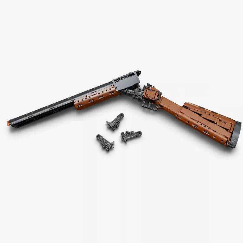 Mould King Double Barrel Shotgun 14016S Statybinis Blokų Rinkinys (1054 dalys)