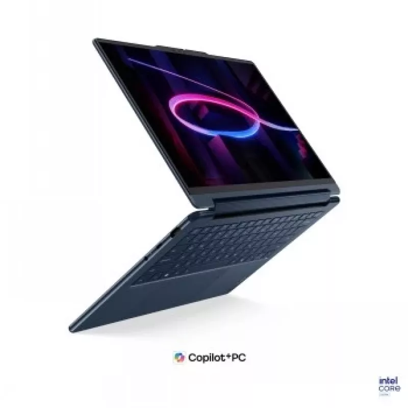 Lenovo Yoga 9 2-in-1 14IPH11 Intel, Cosmic Blue, 14 colių OLED jutiklinis ekranas 2.8K WQXGA+, Intel Core Ultra 7 355, 32 GB LPDDR5X, 1 TB SSD, Intel Graphics, Windows 11 Home, angliška klaviatūra su apšvietimu, Wi-Fi 7, Bluetooth 5.4, be maitinimo adapte
