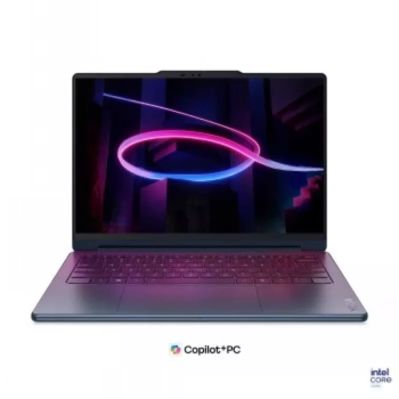 Lenovo Yoga 9 2-in-1 14IPH11 Intel, Cosmic Blue, 14 colių OLED jutiklinis ekranas 2.8K WQXGA+, Intel Core Ultra 7 355, 32 GB LPDDR5X, 1 TB SSD, Intel Graphics, Windows 11 Home, angliška klaviatūra su apšvietimu, Wi-Fi 7, Bluetooth 5.4, be maitinimo adapte
