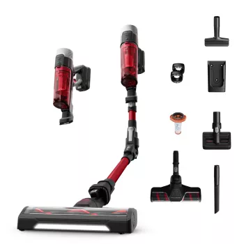 ROWENTA X-Force Flex 9.60 Complete RH2099 belaidis lazdelinis dulkių siurblys, juoda/raudona