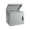 EFB-Elektronik 19 inch sieninis korpusas IP55, 12U, plieninės durys, gylis 450 mm, RAL 7035