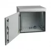 EFB-Elektronik 19 inch sieninis korpusas IP55, 12U, plieninės durys, gylis 450 mm, RAL 7035