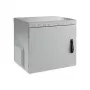 EFB-Elektronik 19 inch sieninis korpusas IP55, 12U, plieninės durys, gylis 450 mm, RAL 7035