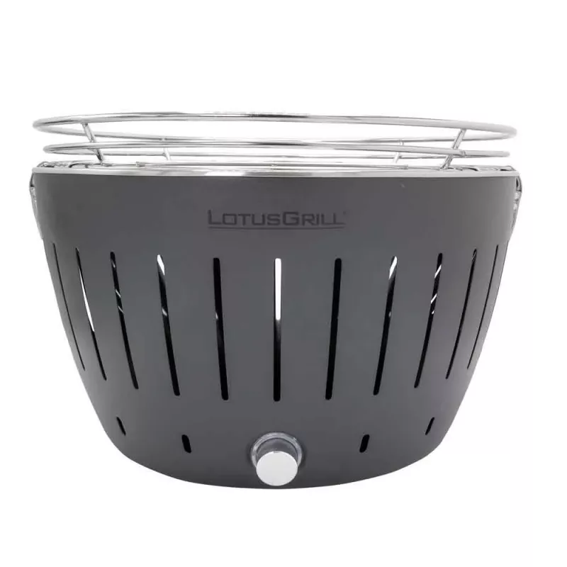 LotusGrill G340 Stalo anglies kepsninė 32 cm Antracitas su USB