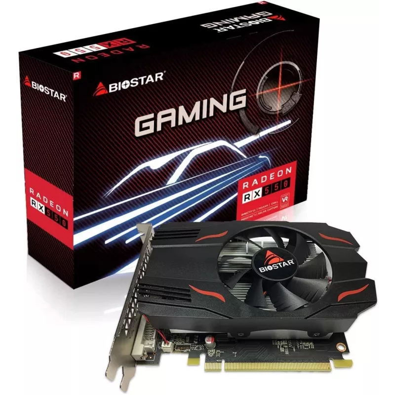 Biostar VA5515RF41 AMD Radeon RX 550 vaizdo plokštė 4 GB GDDR5