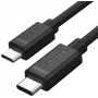 UNITEK USB-C į Micro USB laidas 1m Juodas Y-C473BK