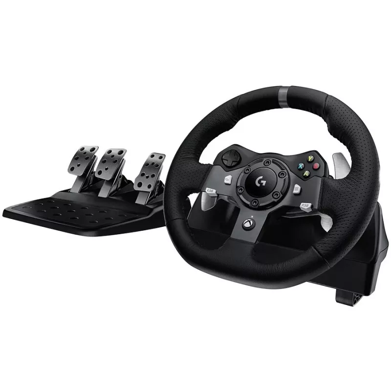 Logitech G923 Racing Wheel and Pedals, skirta Xbox One ir PC